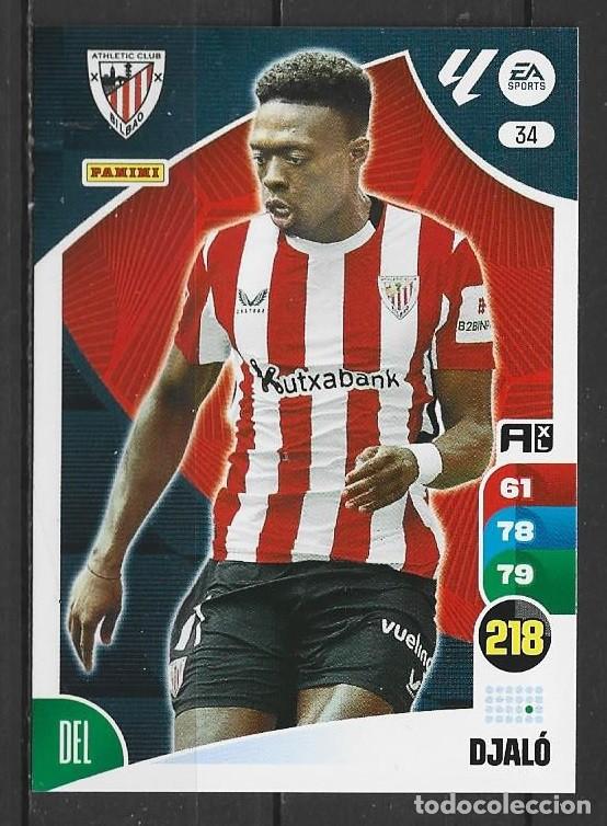 Cromos de F&uacute;tbol: Adrenalyn 24/25 - Djal&oacute; - N&ordm; 34 - Athletic Club