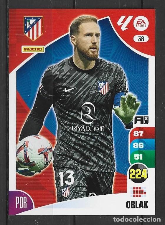 Cromos de F&uacute;tbol: Adrenalyn 24/25 - Oblak - N&ordm; 38 - Atl&eacute;tico de Madrid