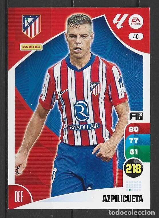 Cromos de F&uacute;tbol: Adrenalyn 24/25 - Azpilicueta - N&ordm; 40 - Atl&eacute;tico de Madrid