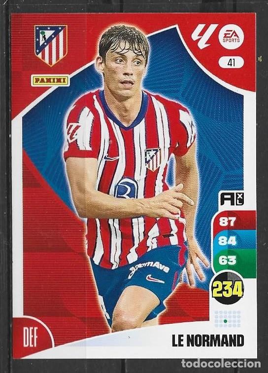 Cromos de F&uacute;tbol: Adrenalyn 24/25 - Le Normand - N&ordm; 41 - Atl&eacute;tico de Madrid