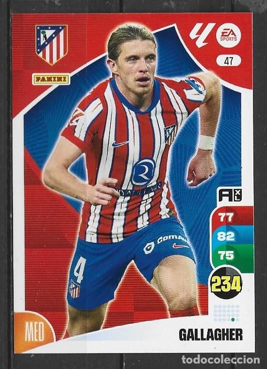 Cromos de F&uacute;tbol: Adrenalyn 24/25 - Gallagher - N&ordm; 47 - Atl&eacute;tico de Madrid