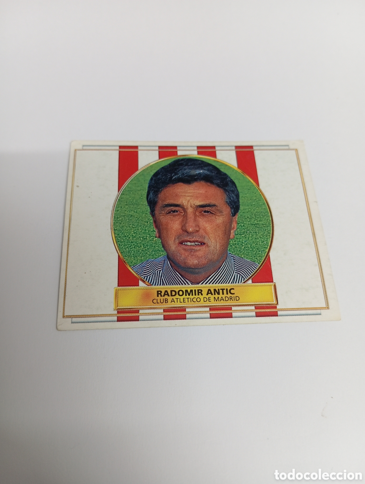 Cromos de F&uacute;tbol: ENTRENADOR RADOMIR ANTIC Atl&eacute;tico de Madrid Liga Este 1996 1997 PANINI 96 97