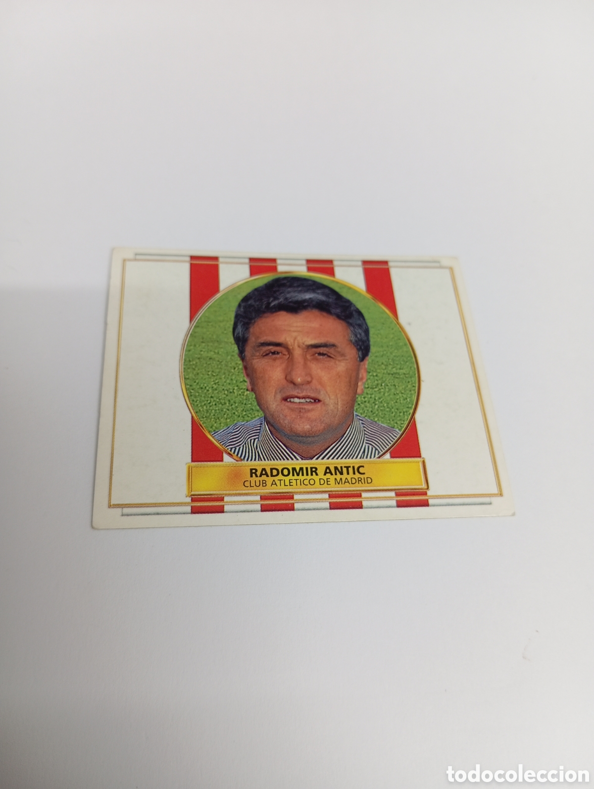 Cromos de F&uacute;tbol: ENTRENADOR RADOMIR ANTIC Atl&eacute;tico de Madrid Liga Este 1996 1997 PANINI 96 97