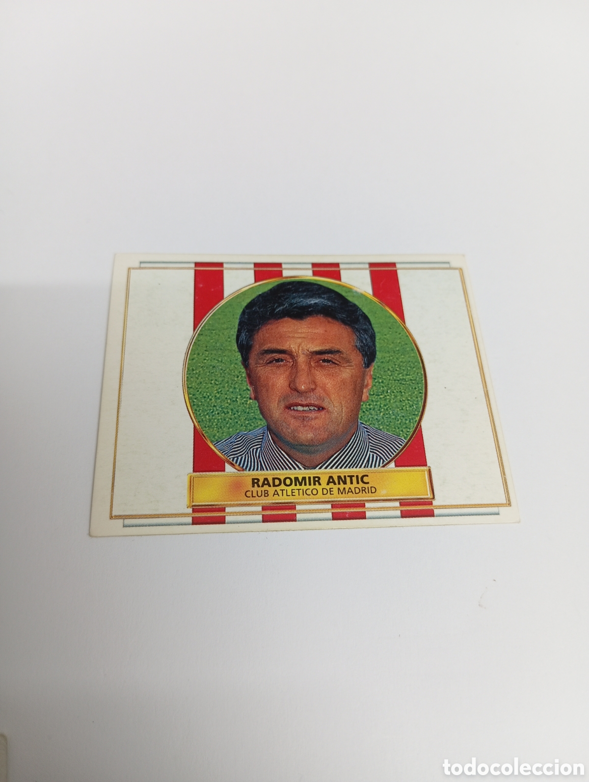 Cromos de F&uacute;tbol: ENTRENADOR RADOMIR ANTIC Atl&eacute;tico de Madrid Liga Este 1996 1997 PANINI 96 97