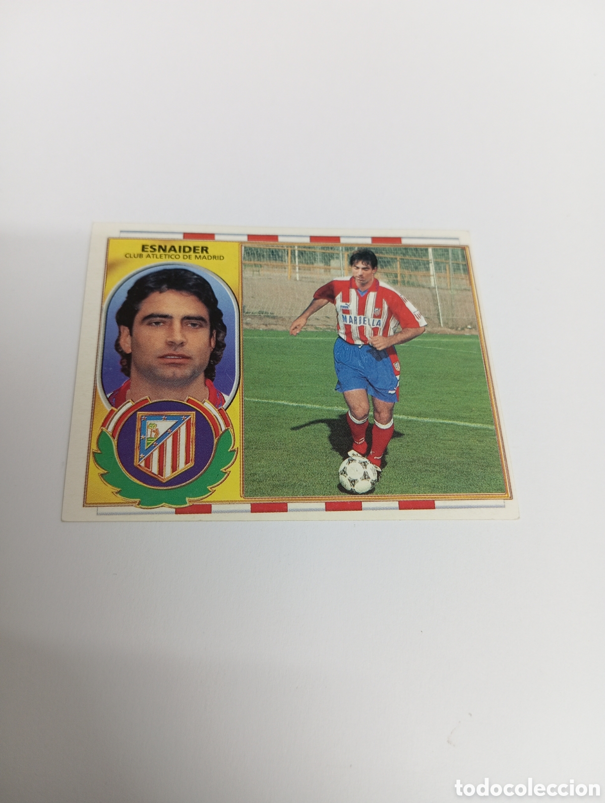 Cromos de F&uacute;tbol: ESNAIDER Atl&eacute;tico de Madrid Liga Este 1996 1997 PANINI 96 97