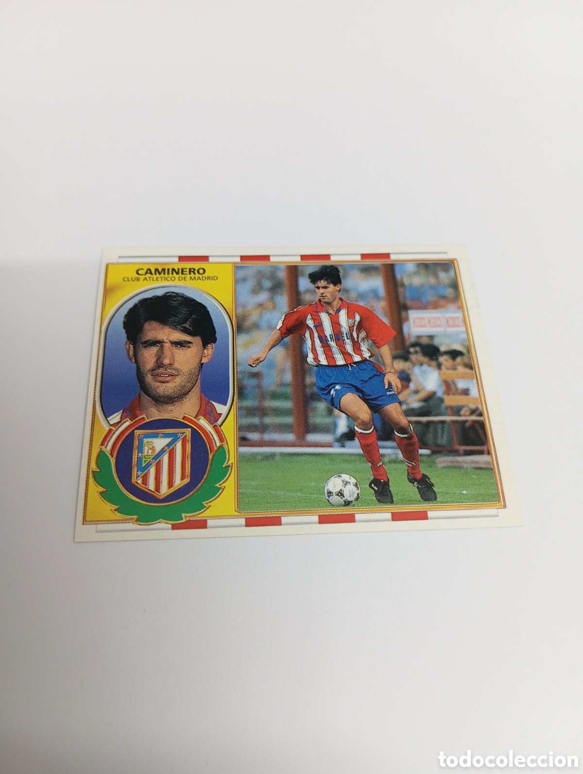 Cromos de F&uacute;tbol: CAMINERO Atl&eacute;tico de Madrid Liga Este 1996 1997 PANINI 96 97