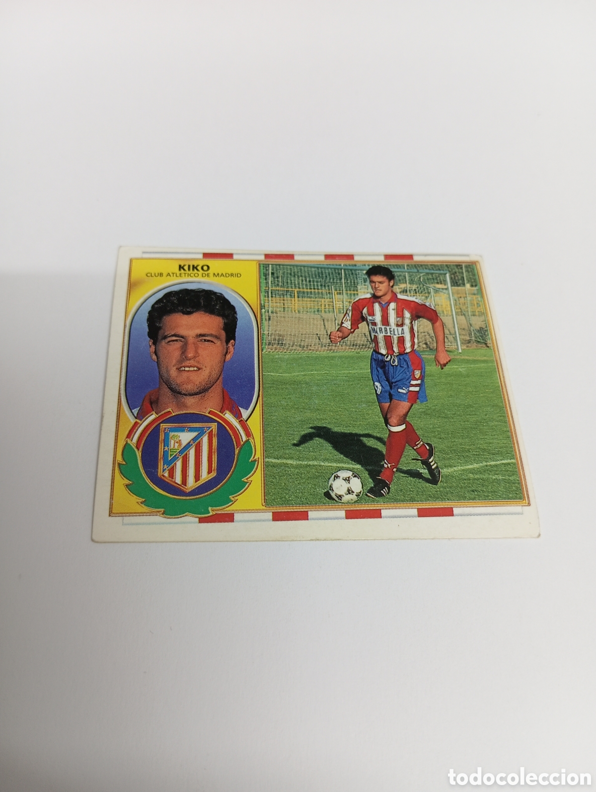 Cromos de F&uacute;tbol: KIKO Atl&eacute;tico de Madrid Liga Este 1996 1997 PANINI 96 97