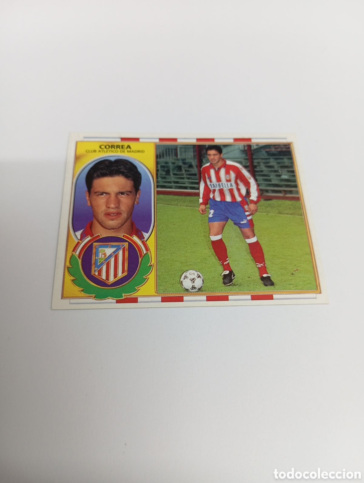 Cromos de F&uacute;tbol: CORREA BAJA Atl&eacute;tico de Madrid Liga Este 1996 1997 PANINI 96 97