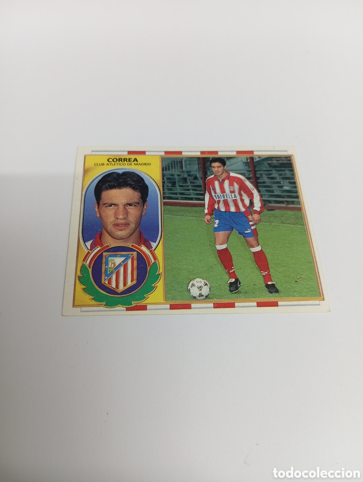 Cromos de F&uacute;tbol: CORREA BAJA Atl&eacute;tico de Madrid Liga Este 1996 1997 PANINI 96 97