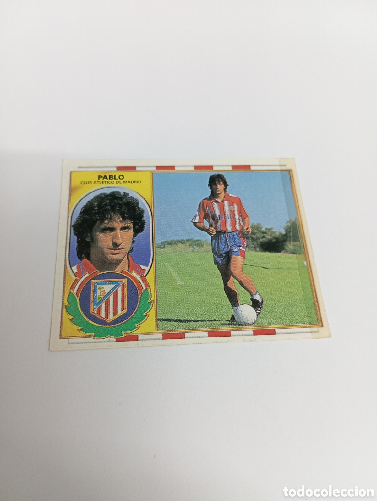 Cromos de F&uacute;tbol: PABLO COLOCA Atl&eacute;tico de Madrid Liga Este 1996 1997 PANINI 96 97