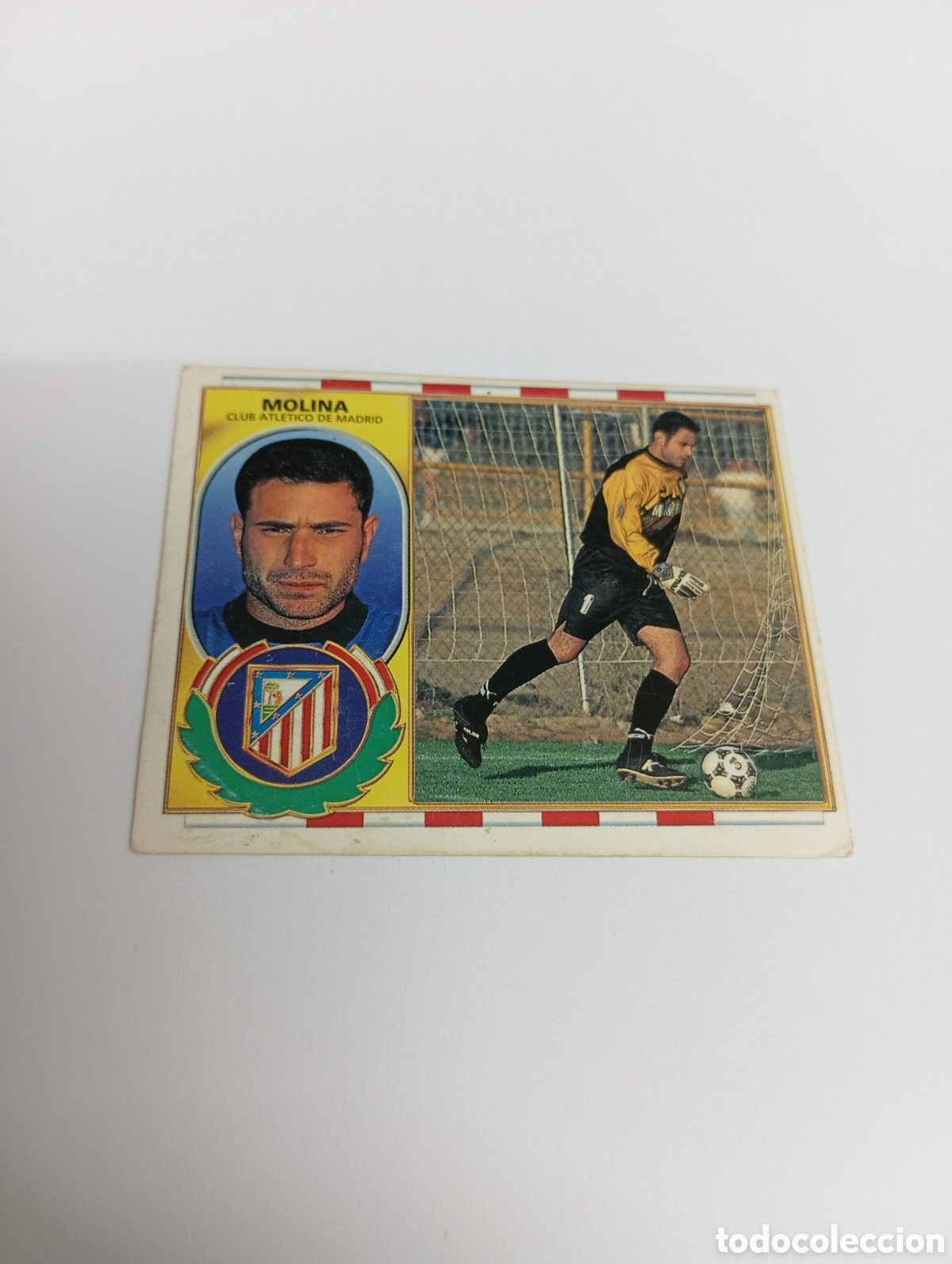 Cromos de F&uacute;tbol: MOLINA Atl&eacute;tico de Madrid Liga Este 1996 1997 PANINI 96 97