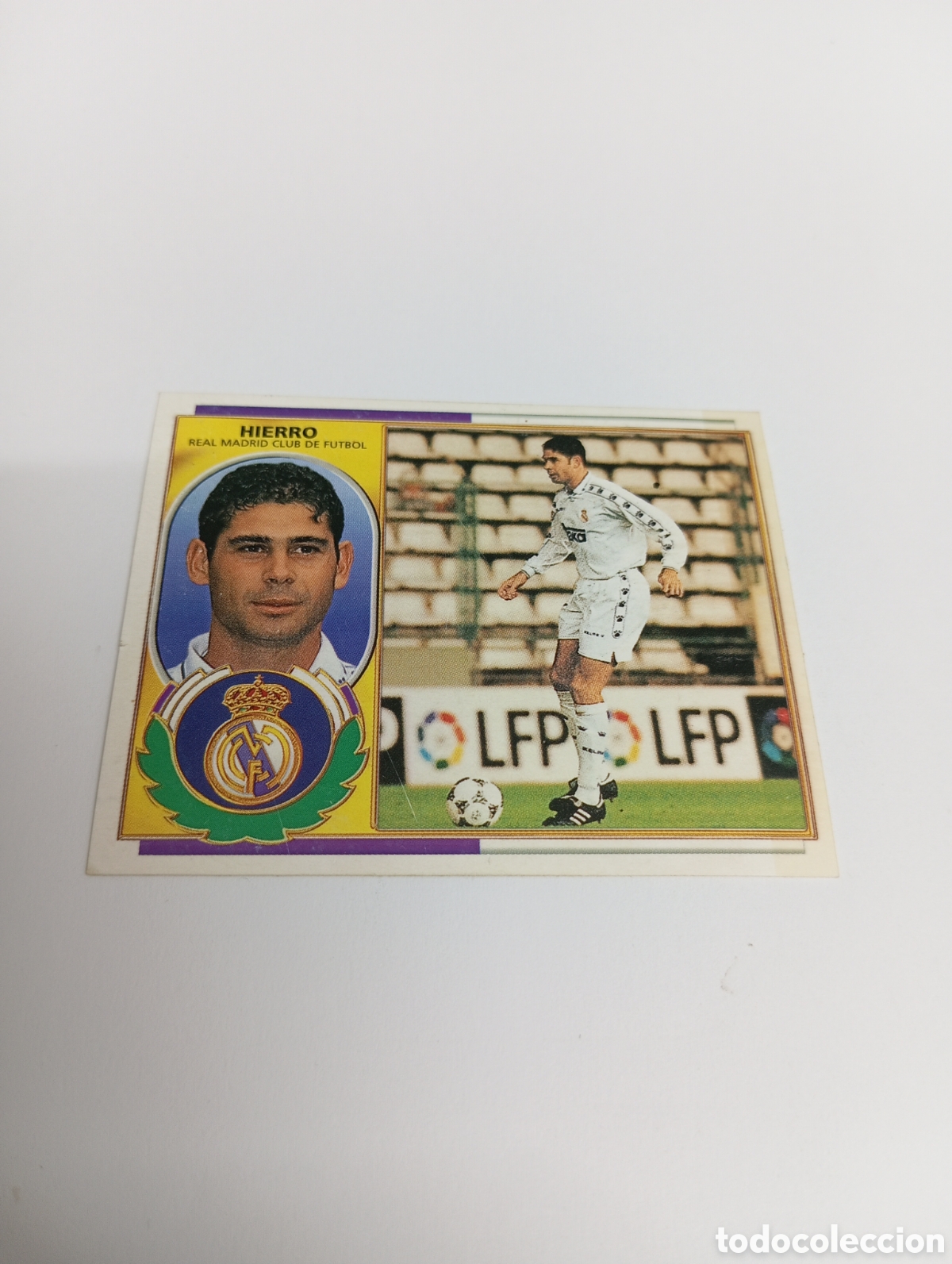 Cromos de F&uacute;tbol: HIERRO Real Madrid Liga Este 1996 1997 PANINI 96 97