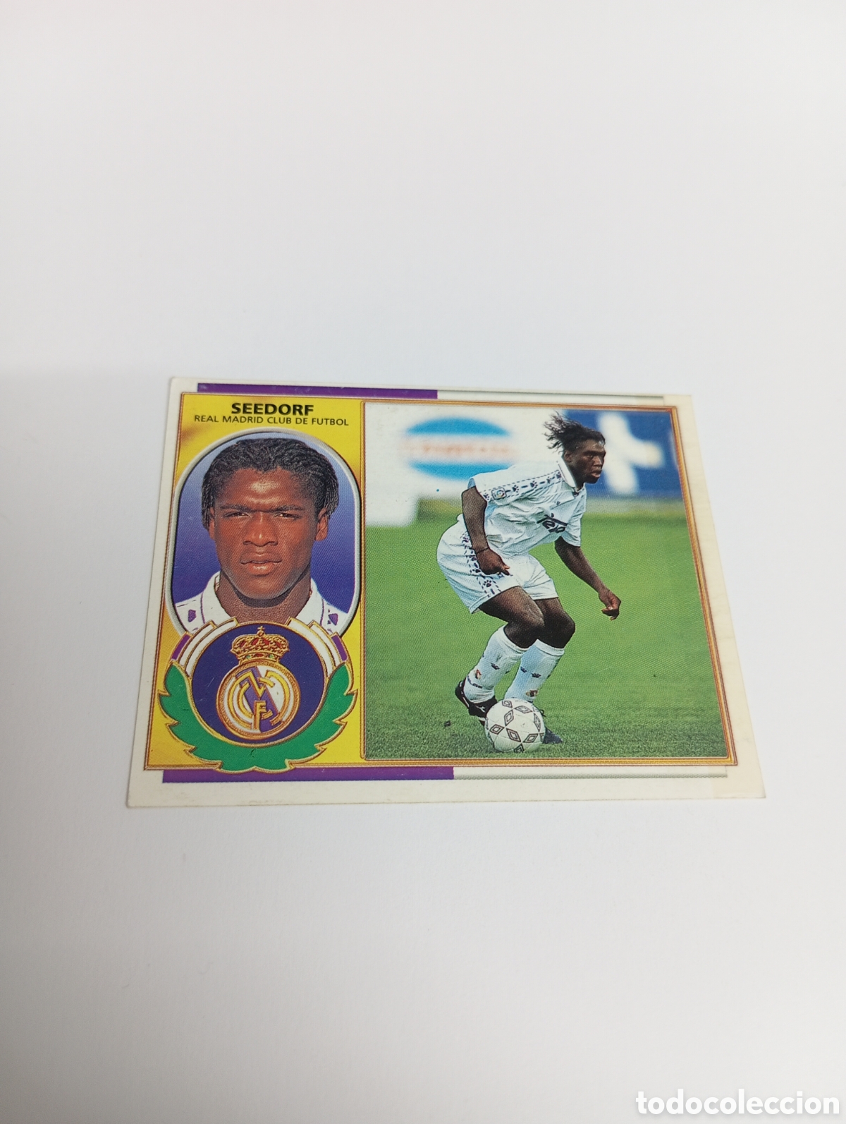 Cromos de F&uacute;tbol: SEEDORF Real Madrid Liga Este 1996 1997 PANINI 96 97