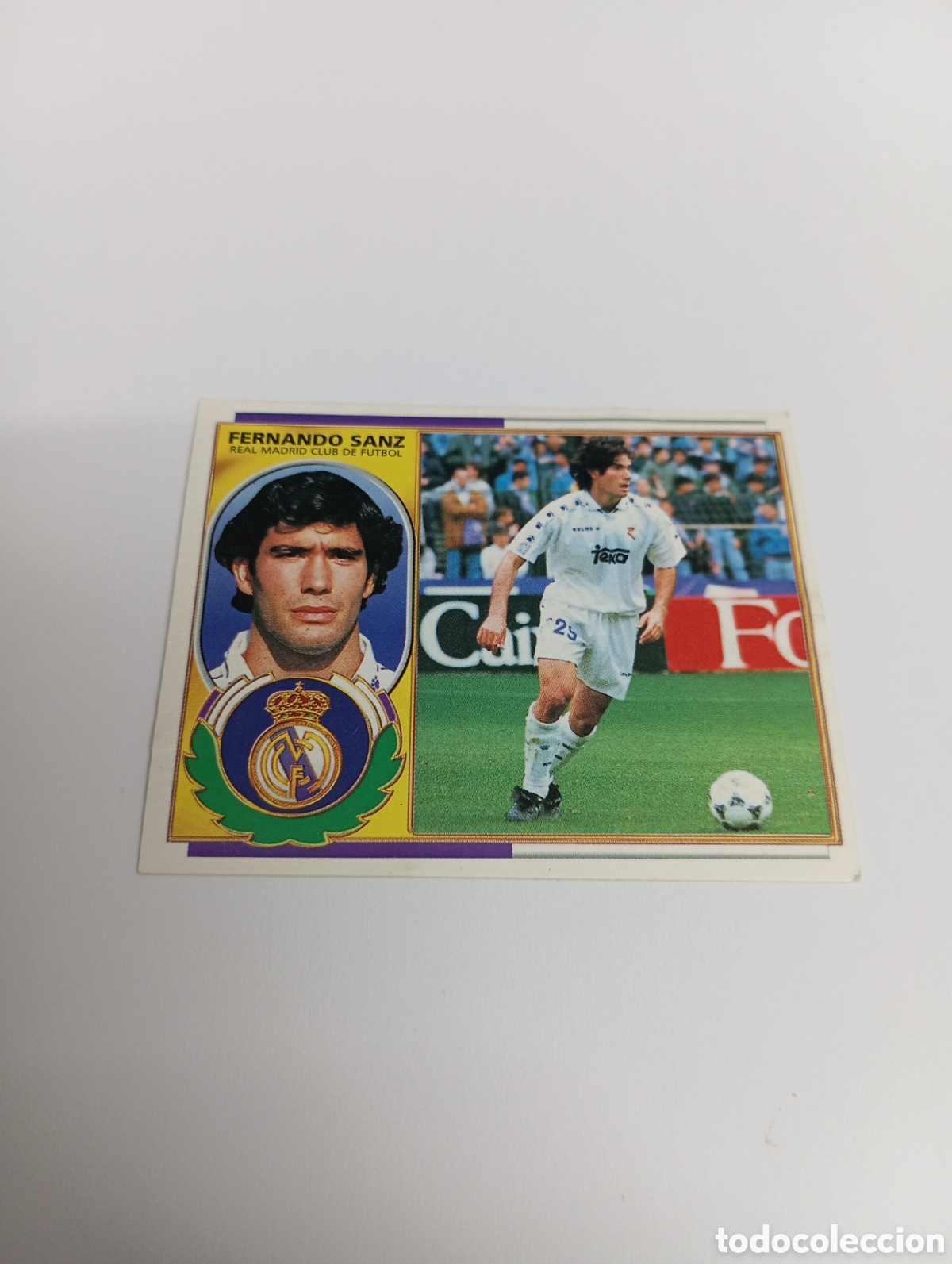 Cromos de F&uacute;tbol: FERNANDO SANZ Real Madrid Liga Este 1996 1997 PANINI 96 97
