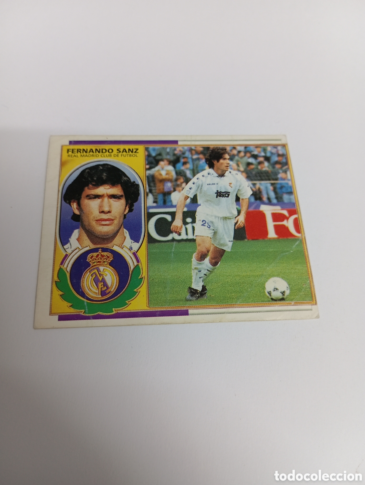 Cromos de F&uacute;tbol: FERNANDO SANZ Real Madrid Liga Este 1996 1997 PANINI 96 97