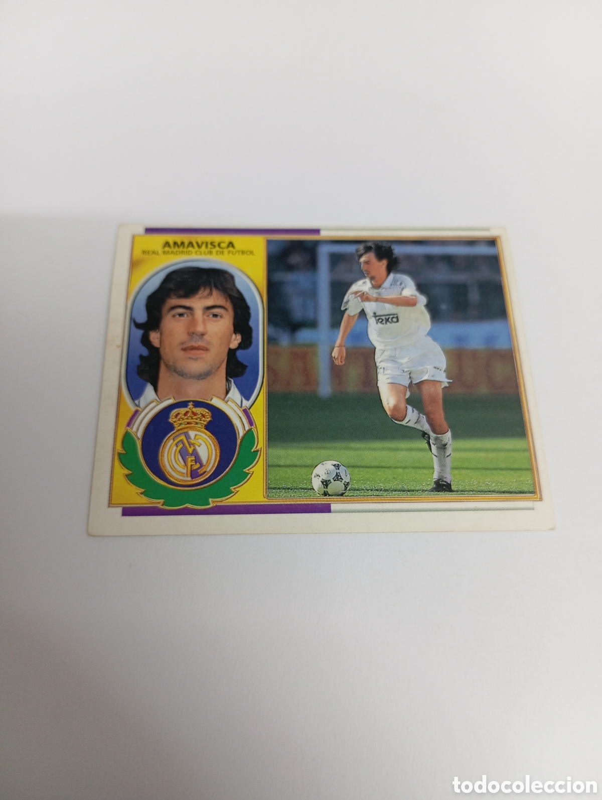 Cromos de F&uacute;tbol: AMAVISCA Real Madrid Liga Este 1996 1997 PANINI 96 97