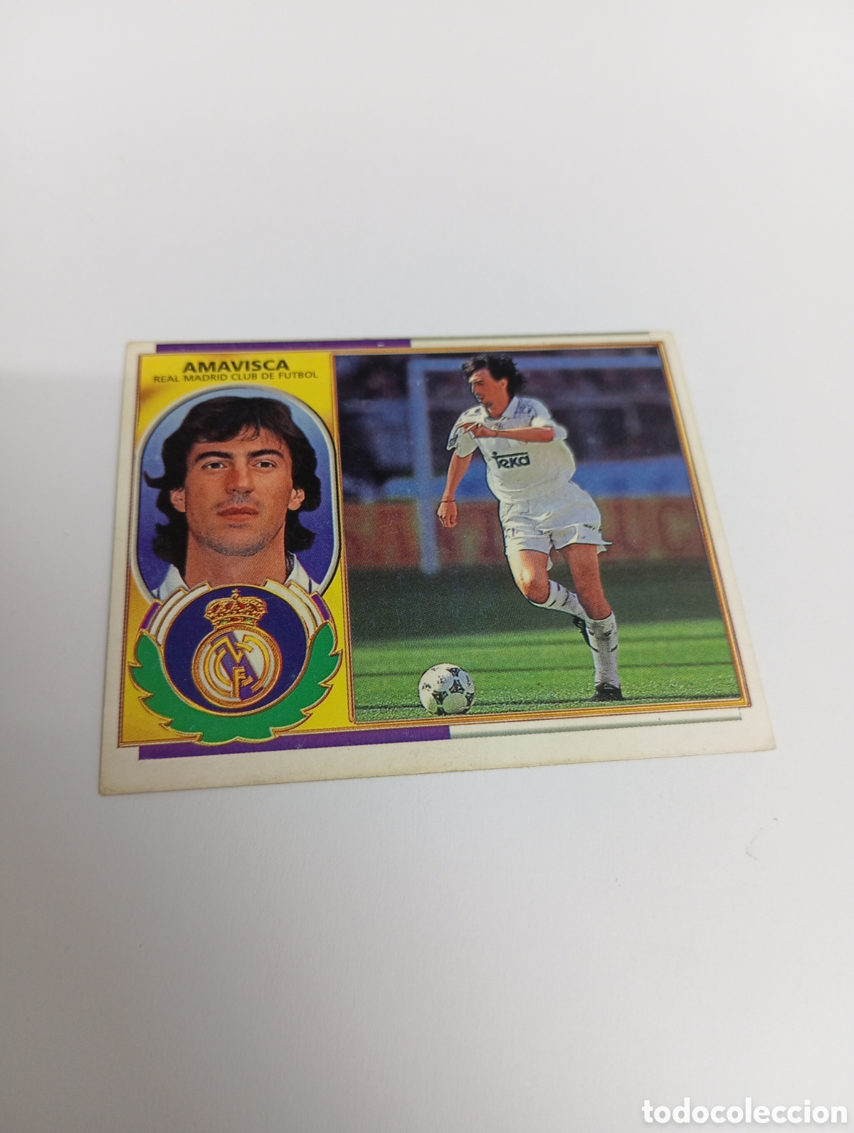 Cromos de F&uacute;tbol: AMAVISCA Real Madrid Liga Este 1996 1997 PANINI 96 97