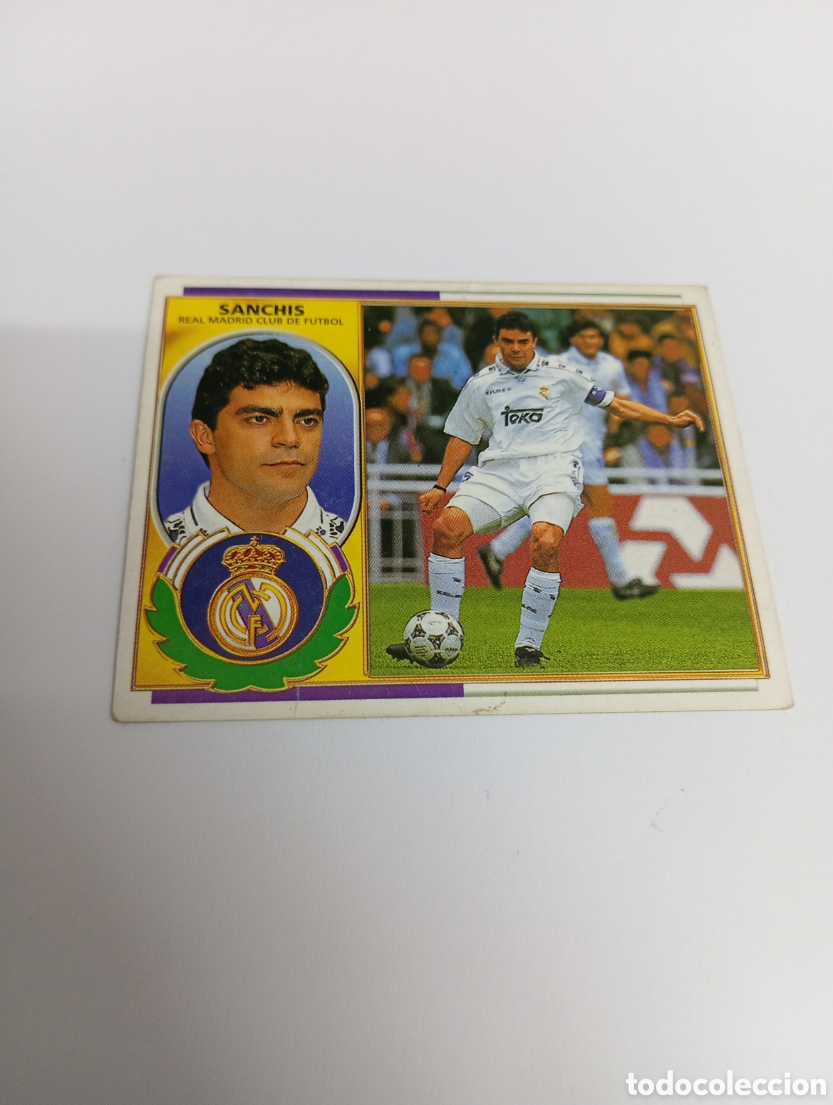 Cromos de F&uacute;tbol: SANCHIS Real Madrid Liga Este 1996 1997 PANINI 96 97