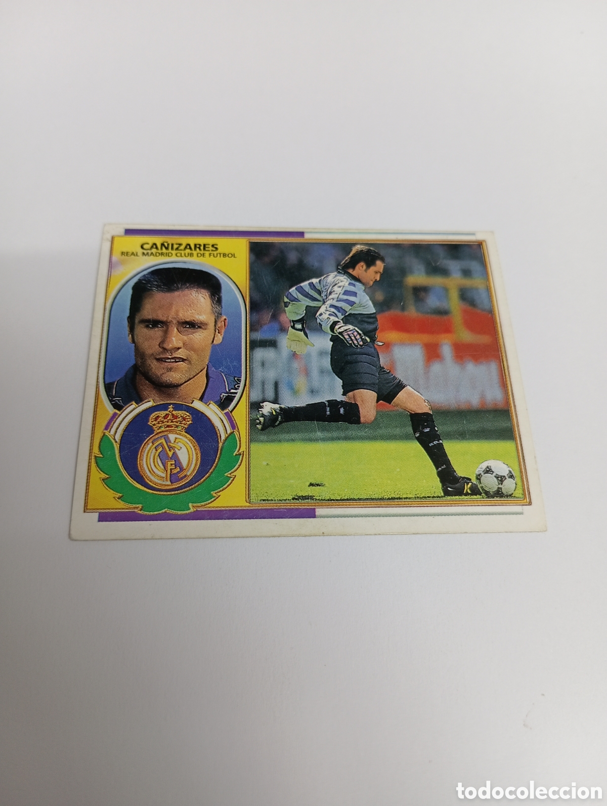 Cromos de F&uacute;tbol: CA&Ntilde;IZARES Real Madrid Liga Este 1996 1997 PANINI 96 97