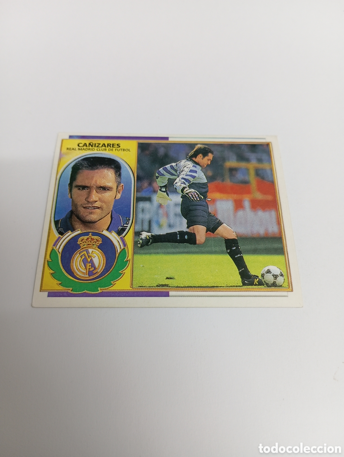 Cromos de F&uacute;tbol: CA&Ntilde;IZARES Real Madrid Liga Este 1996 1997 PANINI 96 97