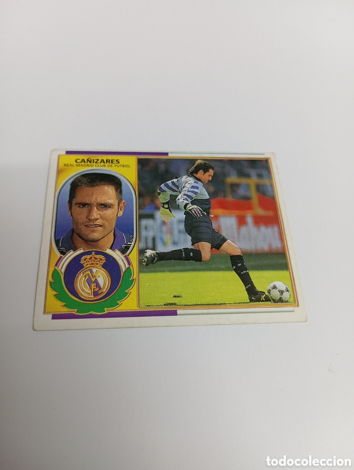 Cromos de F&uacute;tbol: CA&Ntilde;IZARES Real Madrid Liga Este 1996 1997 PANINI 96 97
