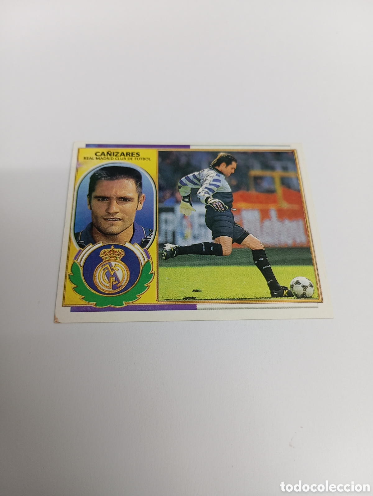Cromos de F&uacute;tbol: CA&Ntilde;IZARES Real Madrid Liga Este 1996 1997 PANINI 96 97