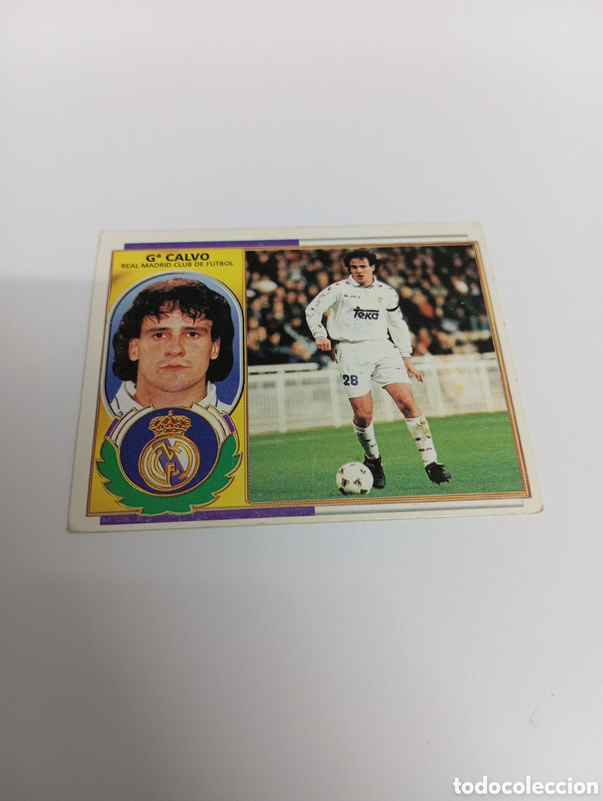 Cromos de F&uacute;tbol: GARC&Iacute;A CALVO Real Madrid Liga Este 1996 1997 PANINI 96 97