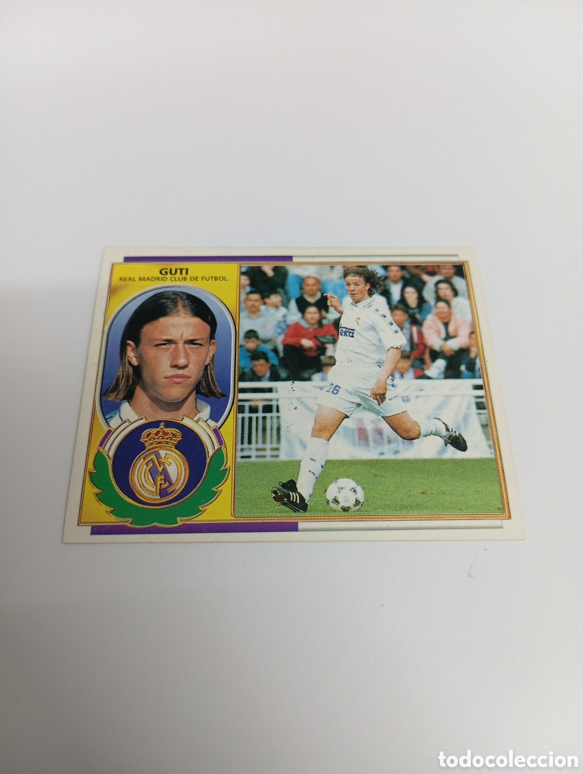 Cromos de F&uacute;tbol: GUTI Real Madrid Liga Este 1996 1997 PANINI 96 97