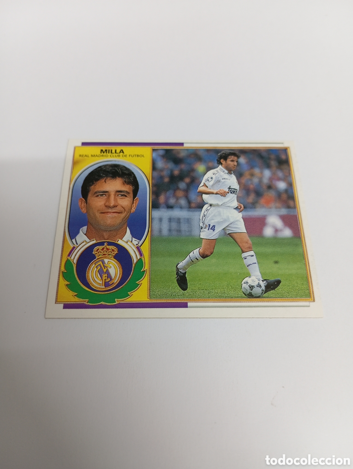 Cromos de F&uacute;tbol: MILLA Real Madrid Liga Este 1996 1997 PANINI 96 97