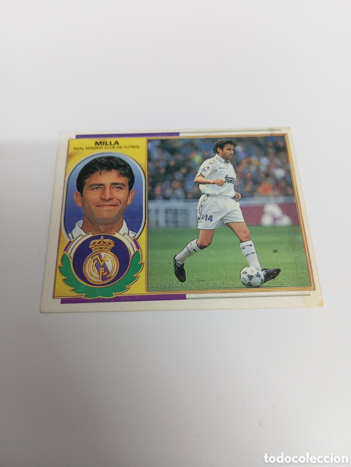 Cromos de F&uacute;tbol: MILLA Real Madrid Liga Este 1996 1997 PANINI 96 97
