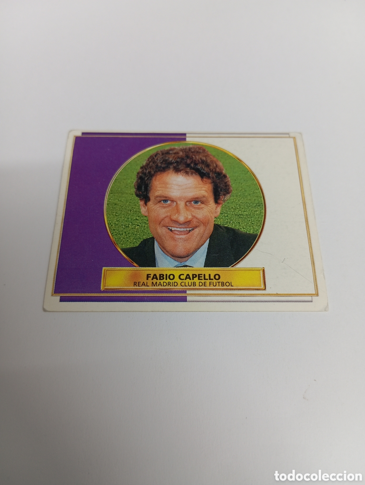 Cromos de F&uacute;tbol: ENTRENADOR FABIO CAPELLO Real Madrid Liga Este 1996 1997 PANINI 96 97