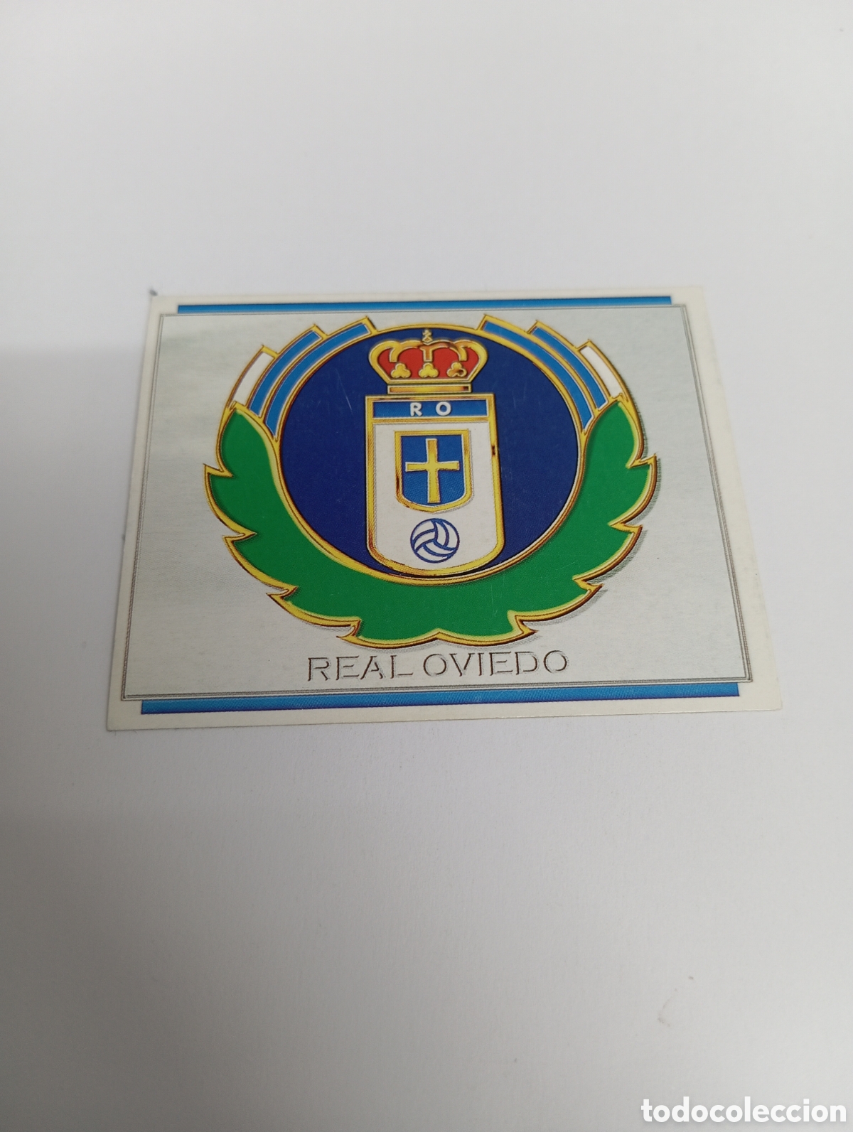 Cromos de F&uacute;tbol: ESCUDO Oviedo Liga Este 1996 1997 PANINI 96 97