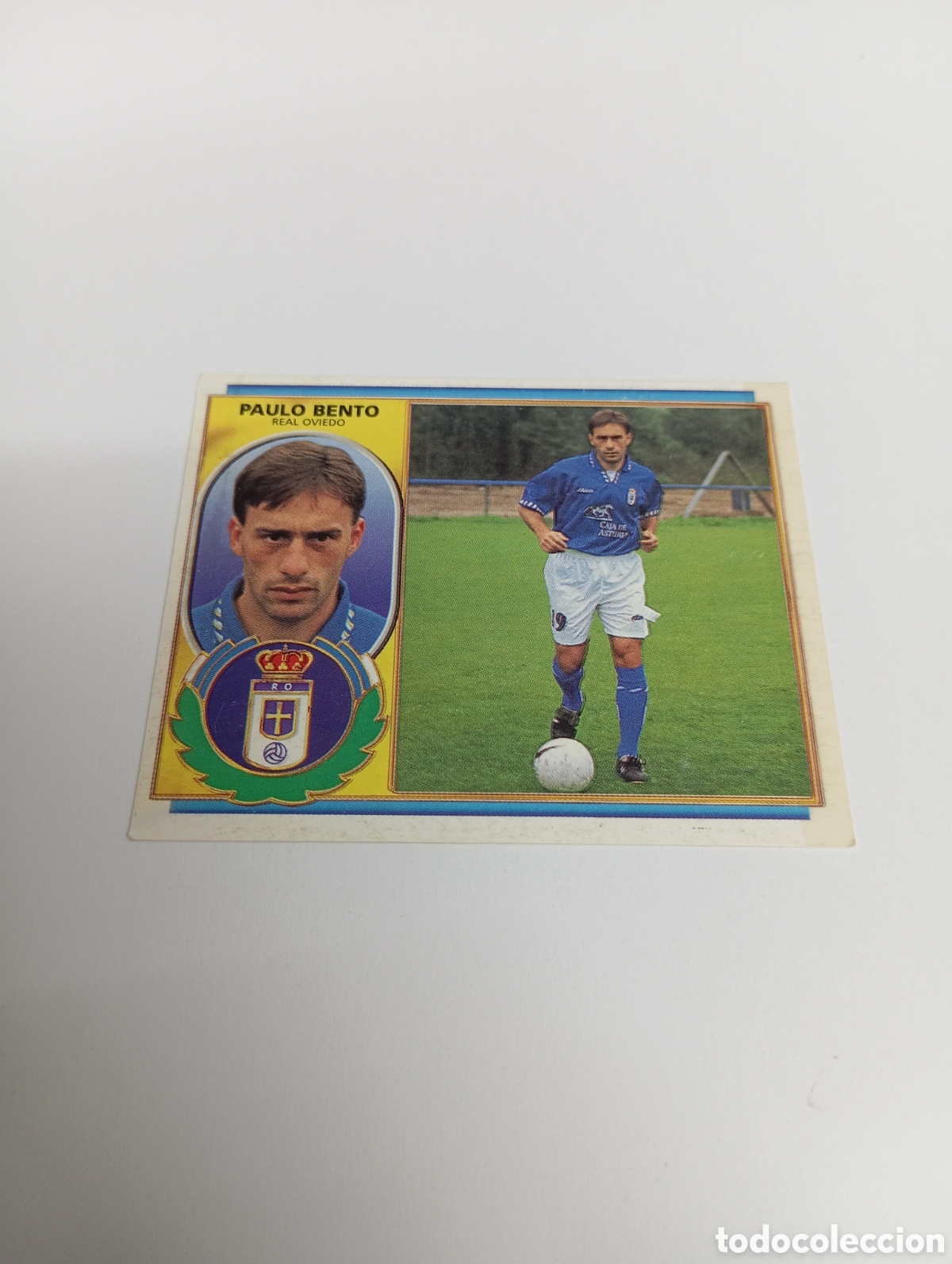 Cromos de F&uacute;tbol: PAULO BENTO COLOCA Oviedo Liga Este 1996 1997 PANINI 96 97
