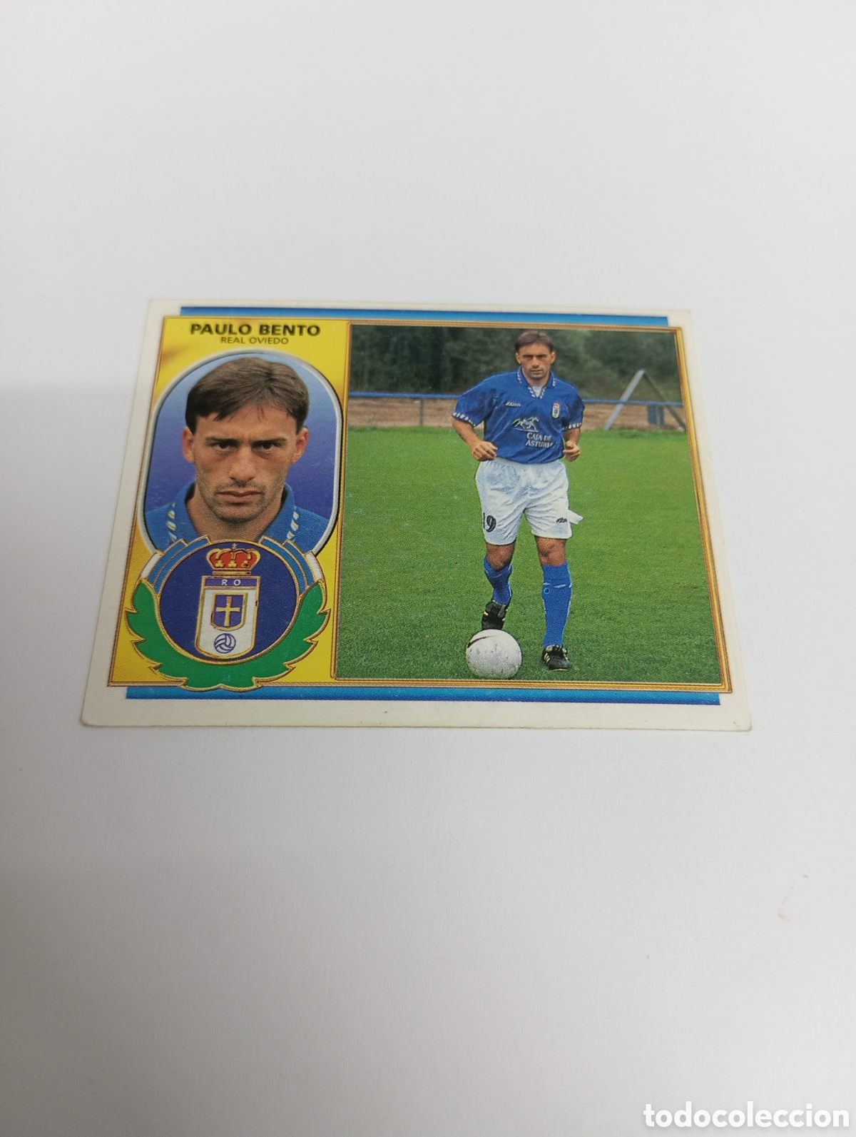 Cromos de F&uacute;tbol: PAULO BENTO COLOCA Oviedo Liga Este 1996 1997 PANINI 96 97