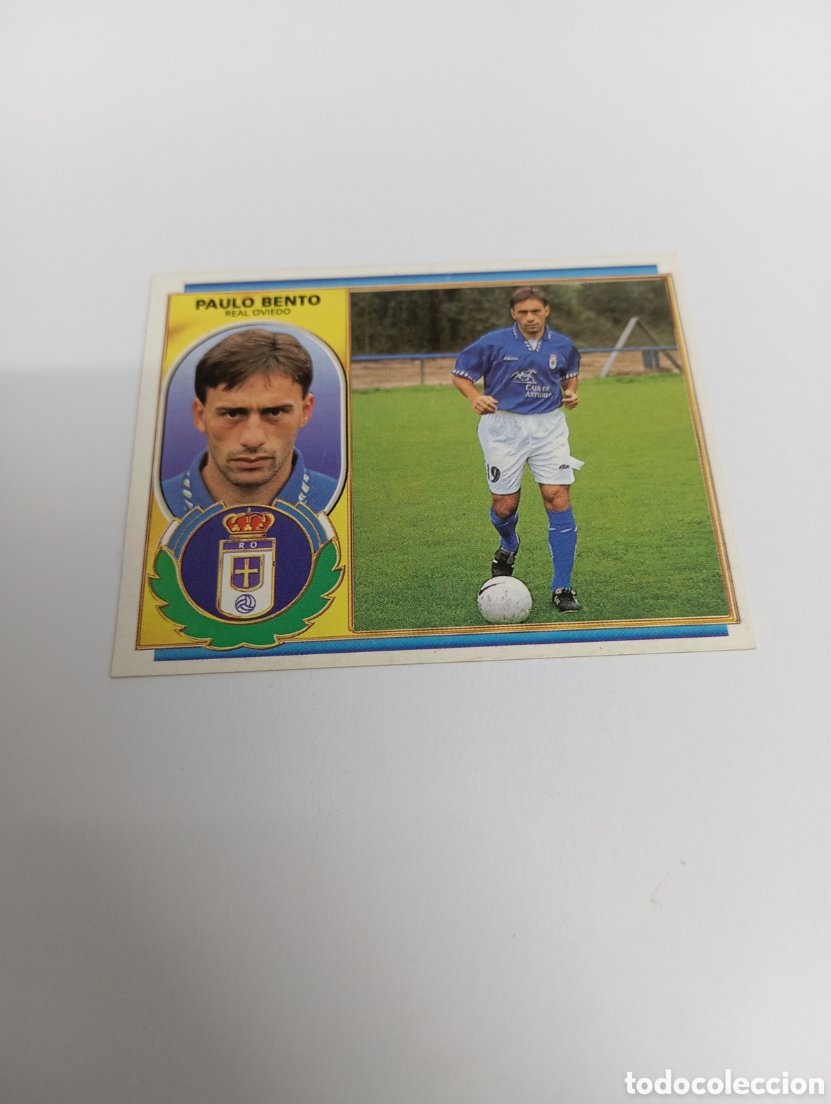 Cromos de F&uacute;tbol: PAULO BENTO COLOCA Oviedo Liga Este 1996 1997 PANINI 96 97