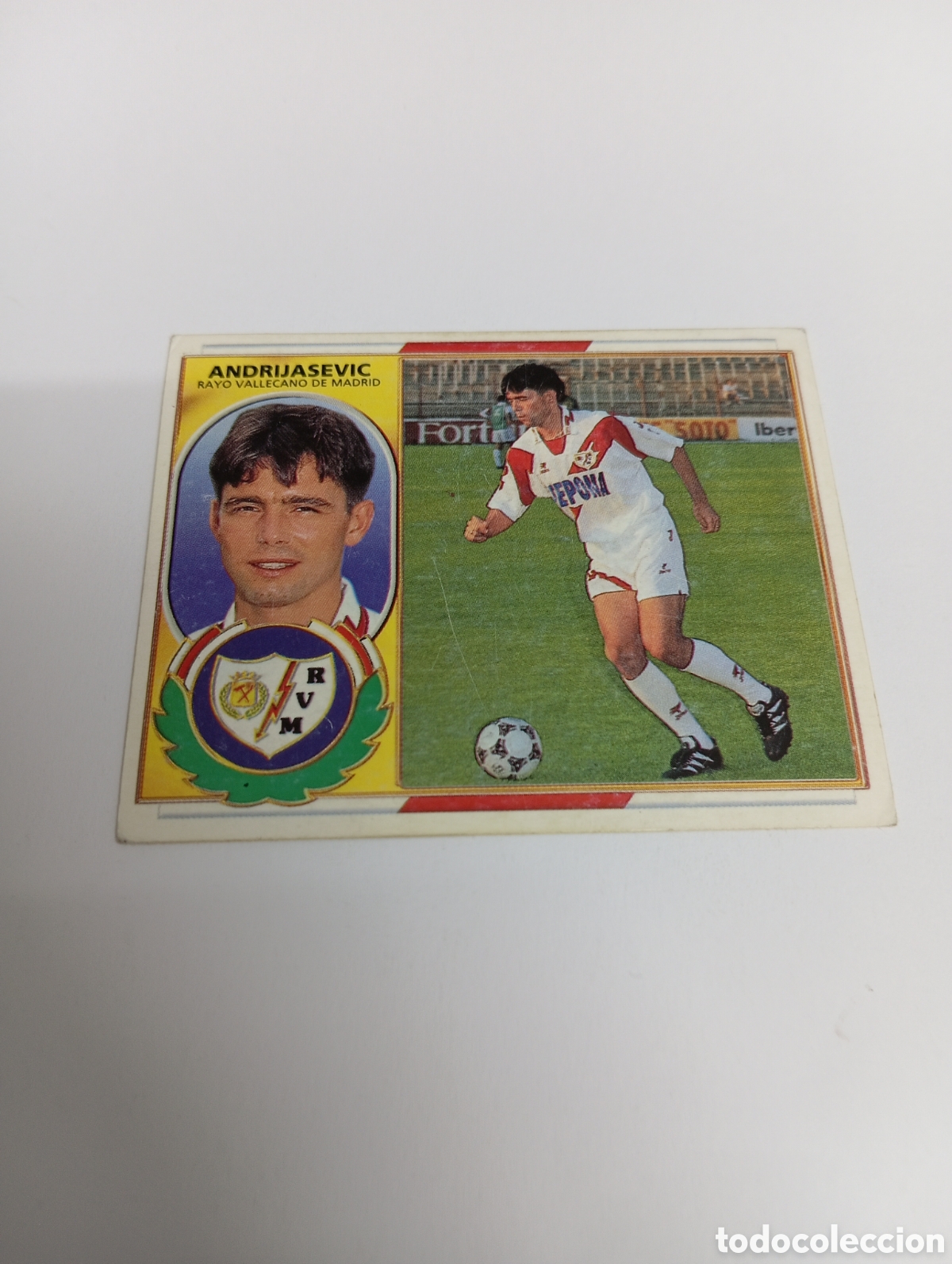 Cromos de F&uacute;tbol: ANDRIJASEVIC Rayo Vallecano Liga Este 1996 1997 PANINI 96 97