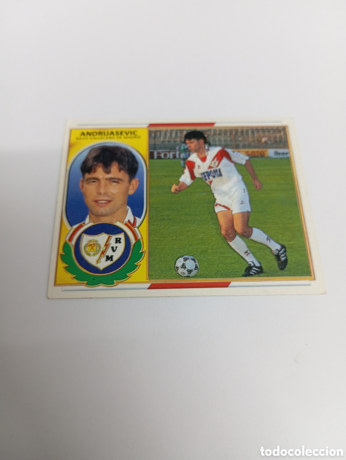 Cromos de F&uacute;tbol: ANDRIJASEVIC Rayo Vallecano Liga Este 1996 1997 PANINI 96 97