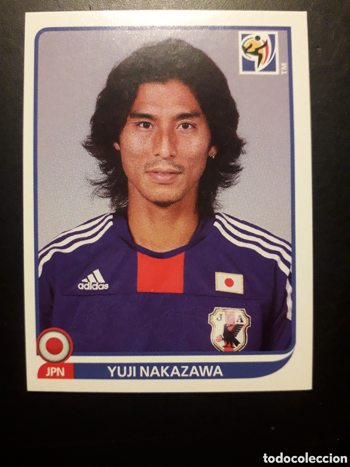 Cromos de F&uacute;tbol: YUJI NAKAZAWA JAP&Oacute;N MUNDIAL SUD&Aacute;FRICA 2010 PANINI N&deg; 376 SIN PEGAR TRASERA AZUL PEDIDO M&Iacute;NIMO 3&euro;