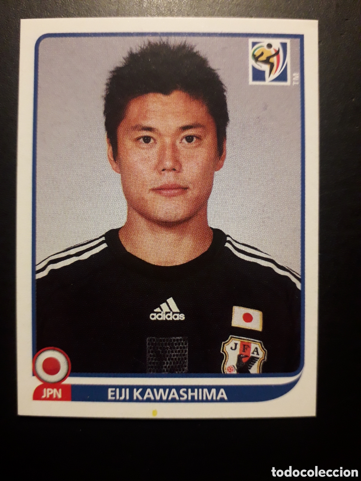 Cromos de F&uacute;tbol: EIJI KAWASHIMA JAP&Oacute;N MUNDIAL SUD&Aacute;FRICA 2010 PANINI N&deg; 374 SIN PEGAR. PEDIDO M&Iacute;NIMO 3&euro;.