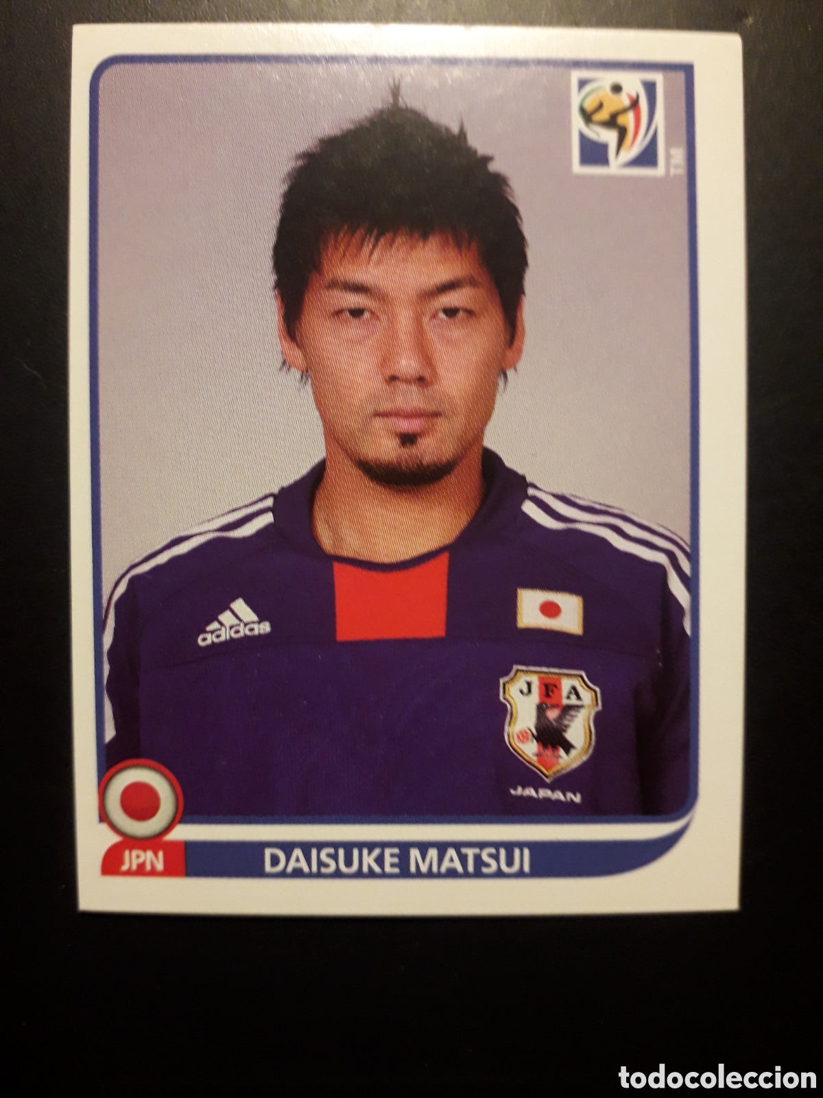 Cromos de F&uacute;tbol: DAISUKE MATSUI JAP&Oacute;N MUNDIAL SUD&Aacute;FRICA 2010 PANINI N&deg; 386 SIN PEGAR. TRASERA AZUL PEDIDO M&Iacute;NIMO 3&euro;