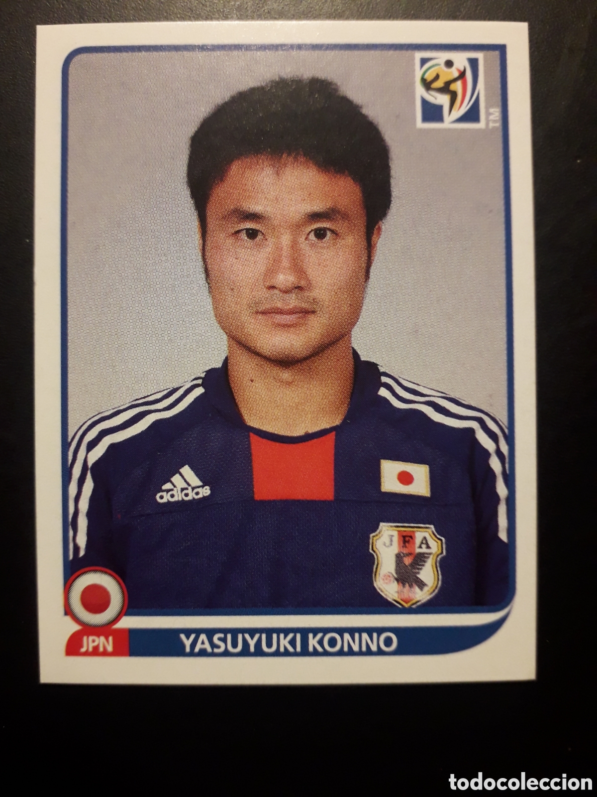 Cromos de F&uacute;tbol: YASUYUKI KONNO JAP&Oacute;N MUNDIAL SUD&Aacute;FRICA 2010 PANINI N&deg; 379 SIN PEGAR. PEDIDO M&Iacute;NIMO 3&euro;