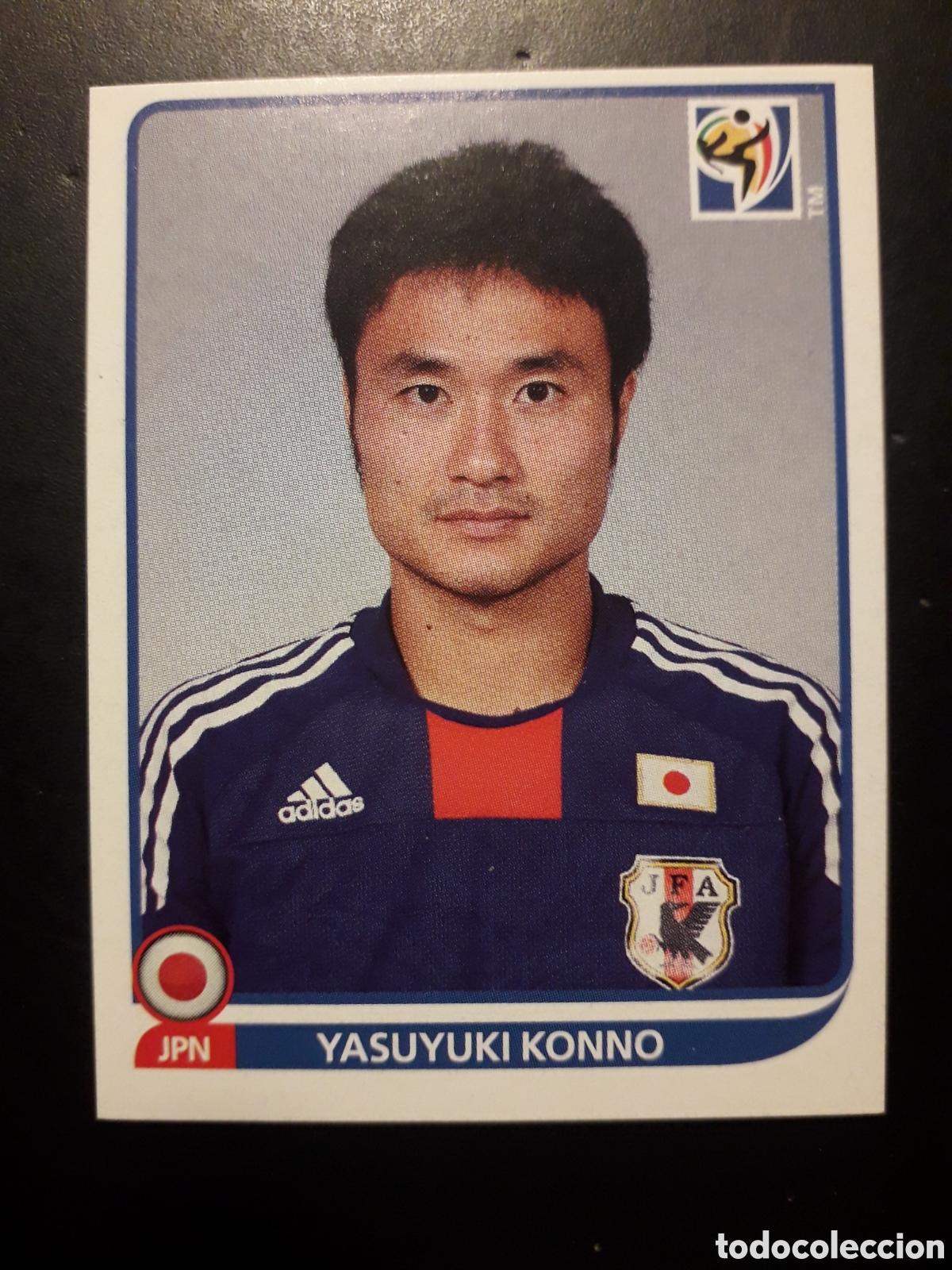 Cromos de F&uacute;tbol: YASUYUKI KONNO JAP&Oacute;N MUNDIAL SUD&Aacute;FRICA 2010 PANINI N&deg; 379 SIN PEGAR. PEDIDO M&Iacute;NIMO 3&euro;.