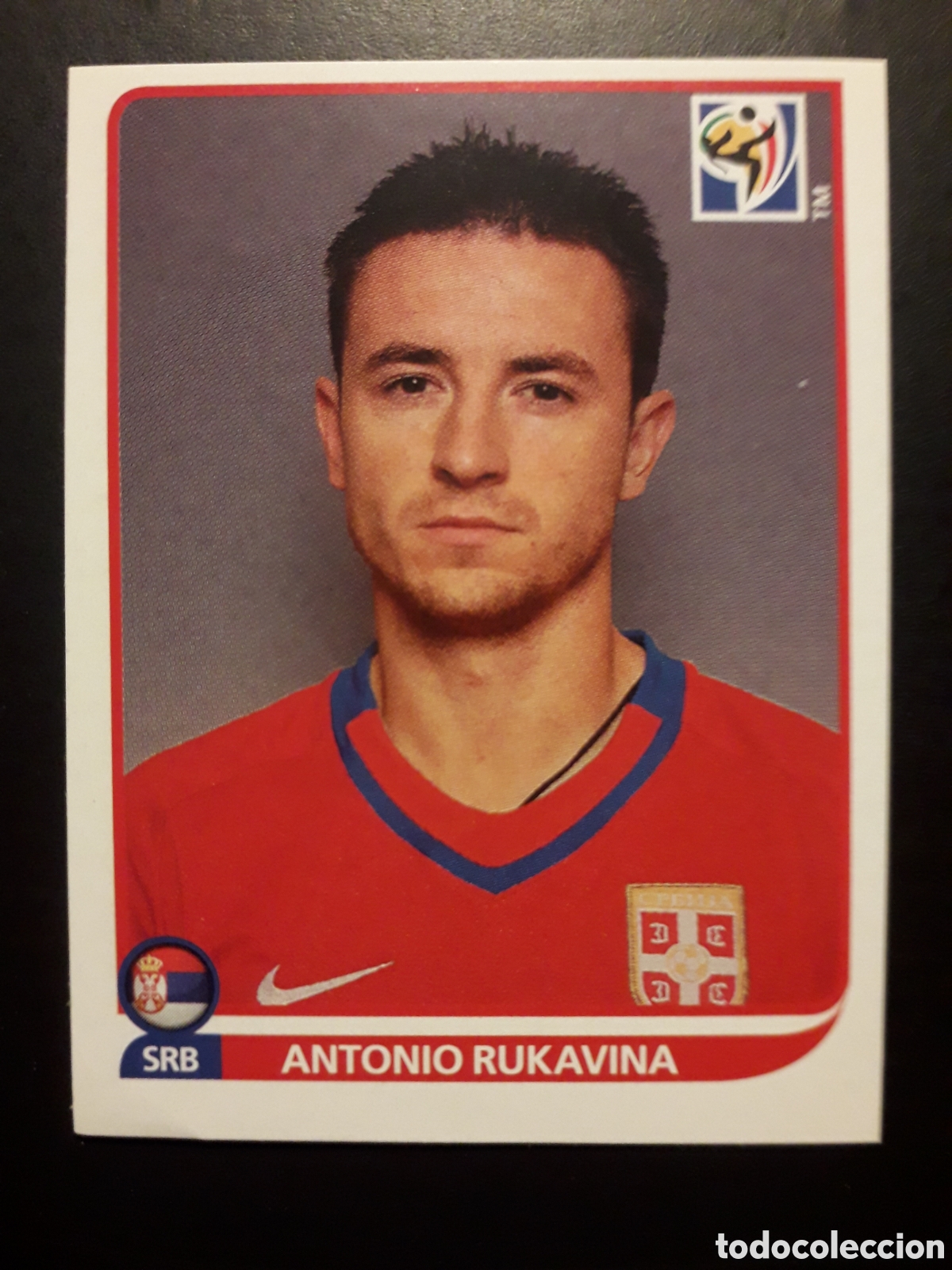 Cromos de F&uacute;tbol: RUKAVINA SERBIA MUNDIAL SUD&Aacute;FRICA 2010 PANINI N&deg; 302 SIN PEGAR, PEDIDO M&Iacute;NIMO 3&euro;