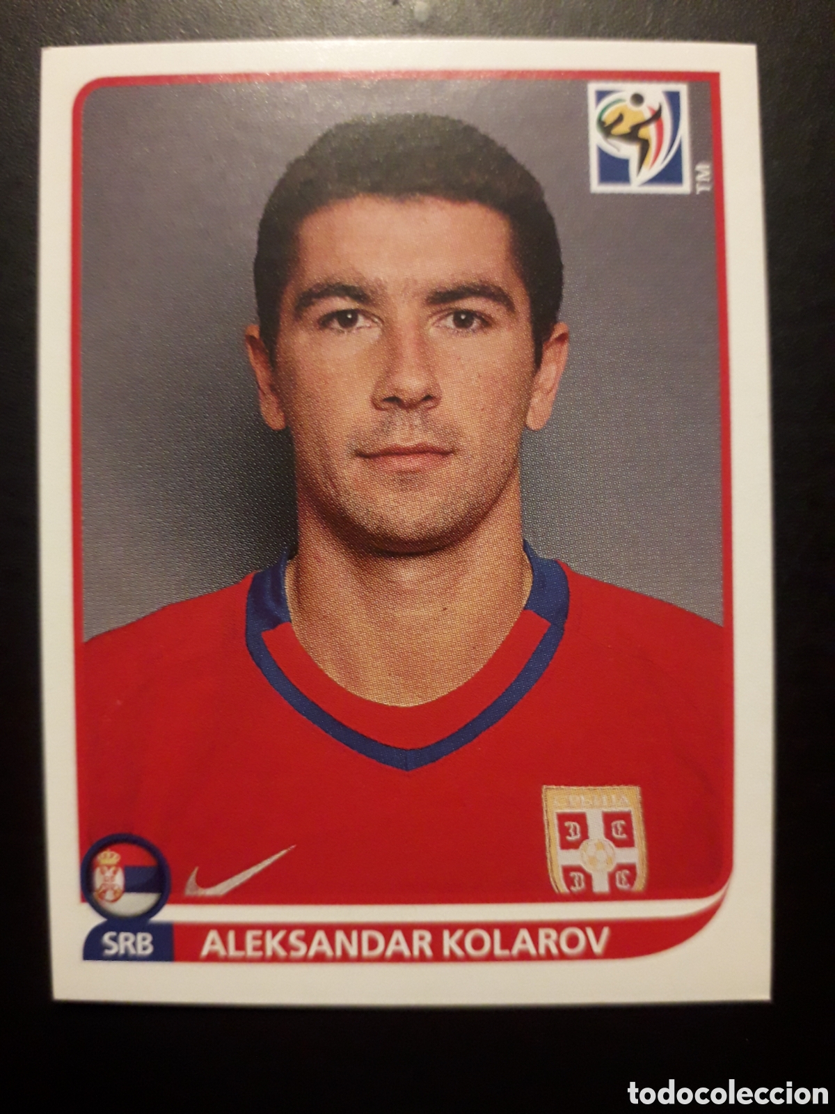 Cromos de F&uacute;tbol: KOLAROV SERBIA MUNDIAL SUD&Aacute;FRICA 2010 PANINI N&deg; 304 SIN PEGAR, PEDIDO M&Iacute;NIMO 3&euro;.