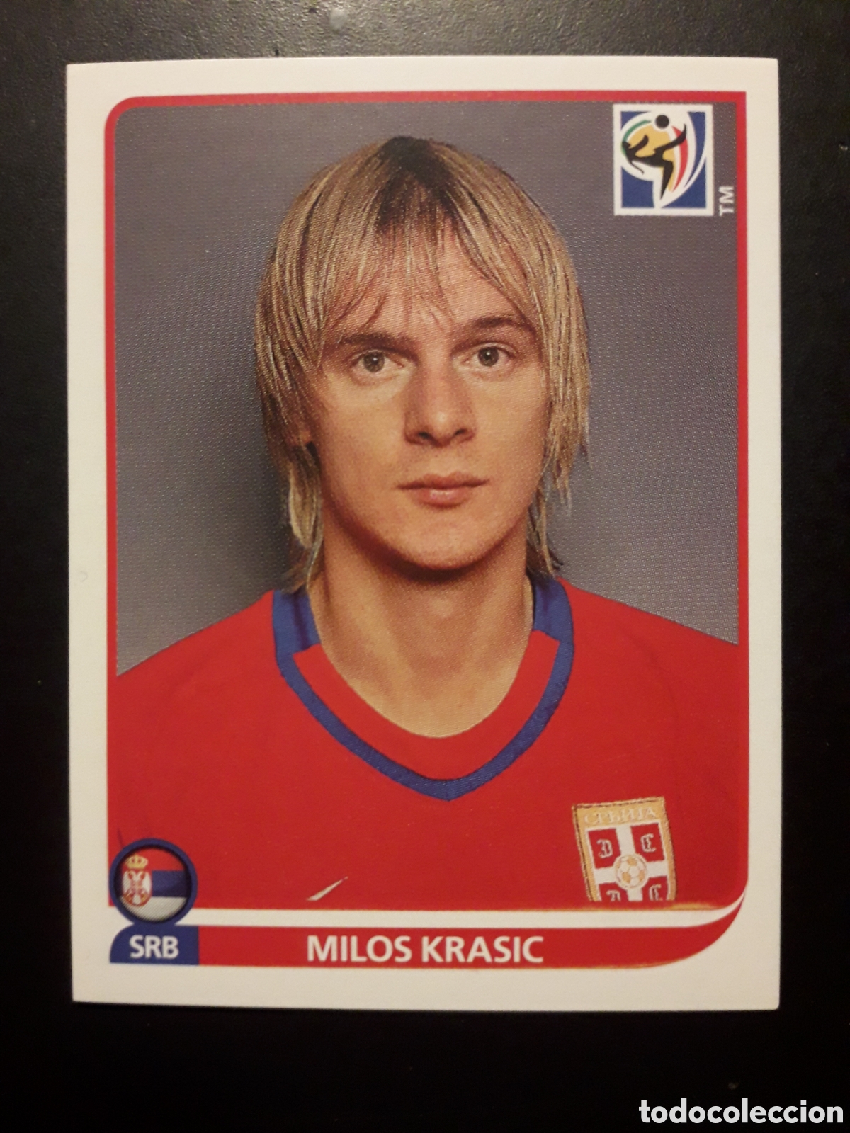 Cromos de F&uacute;tbol: KRASIC SERBIA MUNDIAL SUD&Aacute;FRICA 2010 PANINI N&deg; 309 SIN PEGAR, PEDIDO M&Iacute;NIMO 3&euro;