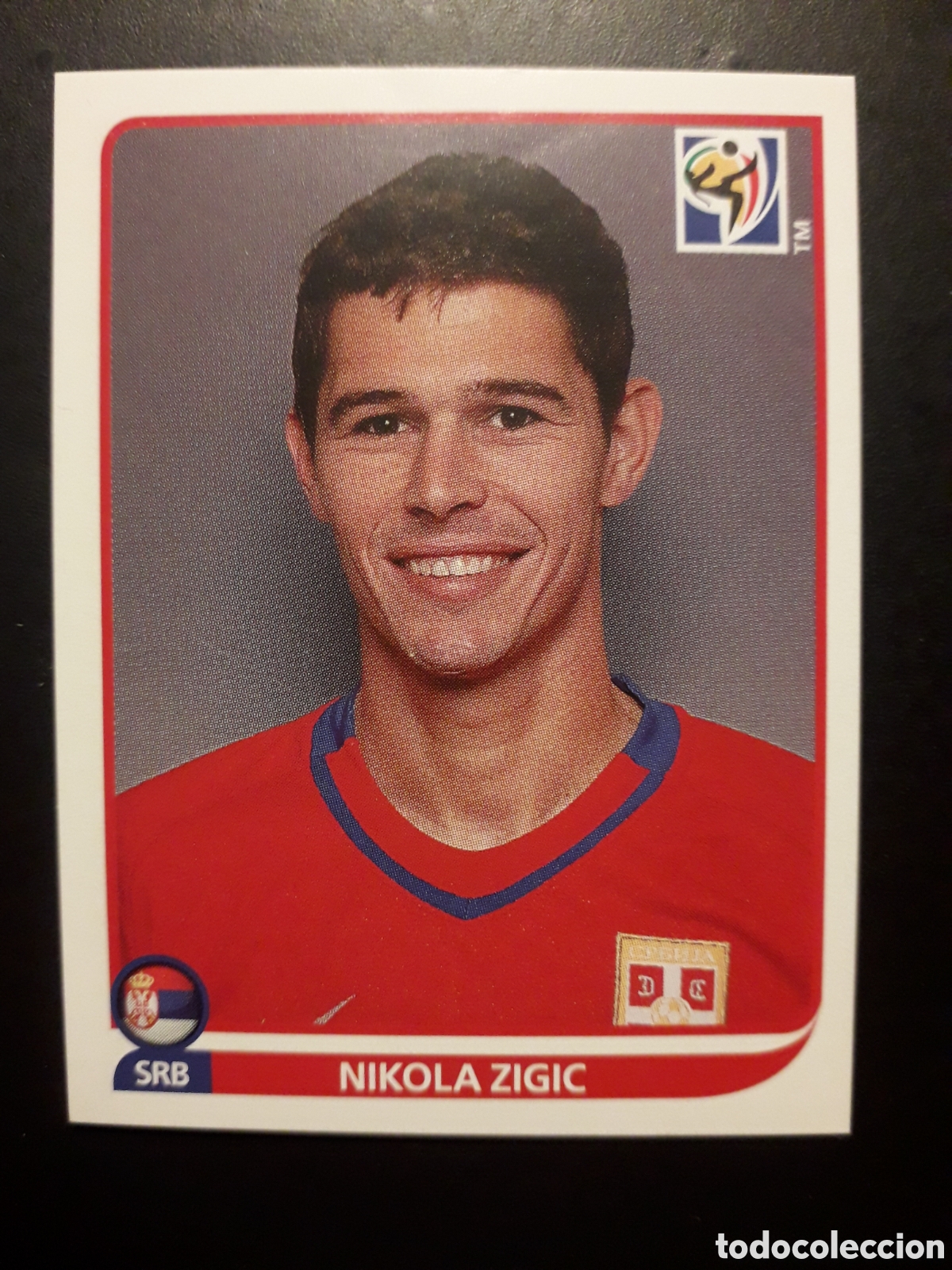Cromos de F&uacute;tbol: NIKOLA ZIGIC SERBIA MUNDIAL SUD&Aacute;FRICA 2010 PANINI N&deg; 313 SIN PEGAR. PEDIDO M&Iacute;NIMO 3&euro;