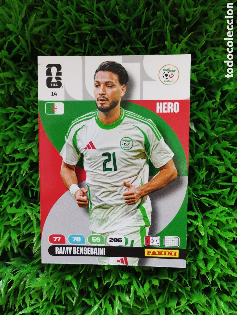 Cromos de F&uacute;tbol: Bensebaini Argelia Adrenalin XL Mundial 2026 # 14