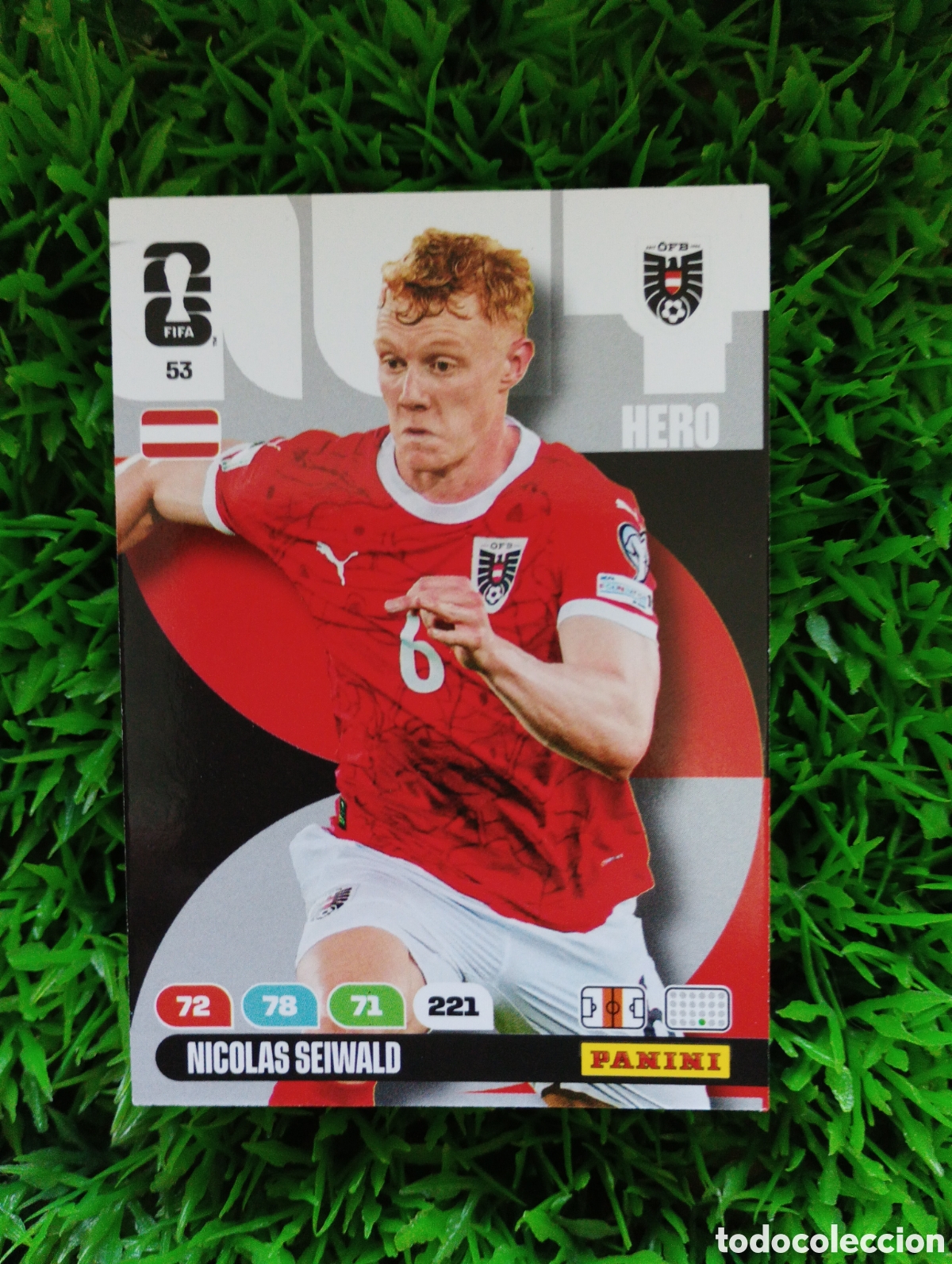 Cromos de F&uacute;tbol: Seiwald Austria Adrenalin XL Mundial 2026 # 53