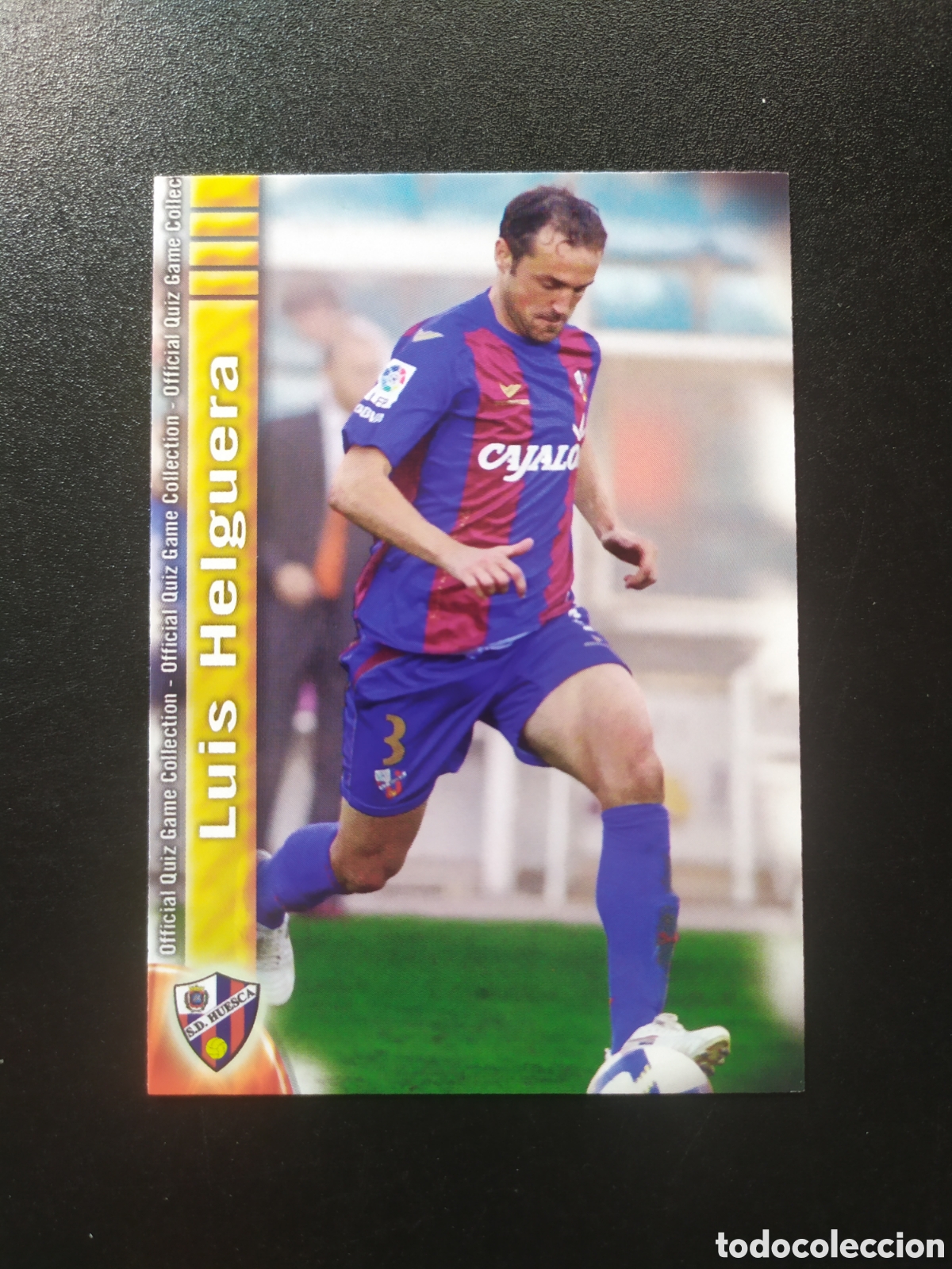 Cromos de F&uacute;tbol: Mundicromo fichas Liga 2009 2010 09 10 Luis Helguera n&deg; 931 Huesca