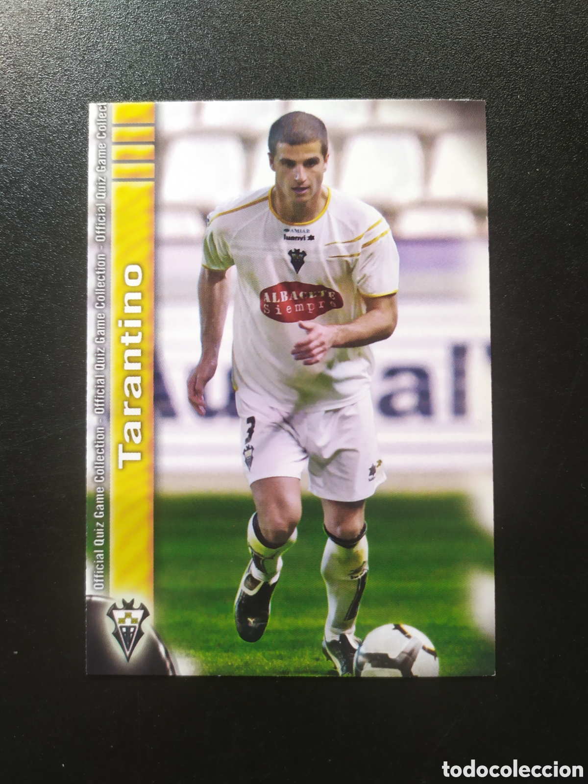 Cromos de F&uacute;tbol: Mundicromo fichas Liga 2009 2010 09 10 Tarantino n&deg; 1012 Albacete